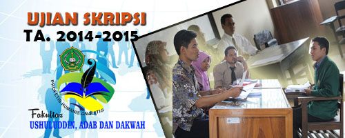 UJIAN SKRIPSI TAHUN 2015